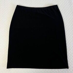 Vintage Joseph Ribkoff Women's Size Medium Black A Line Lined Mini Skirt Stretch